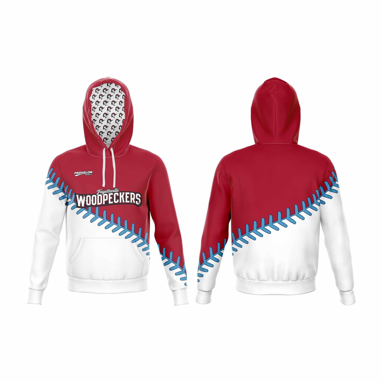 Custom baseball fan hoodie