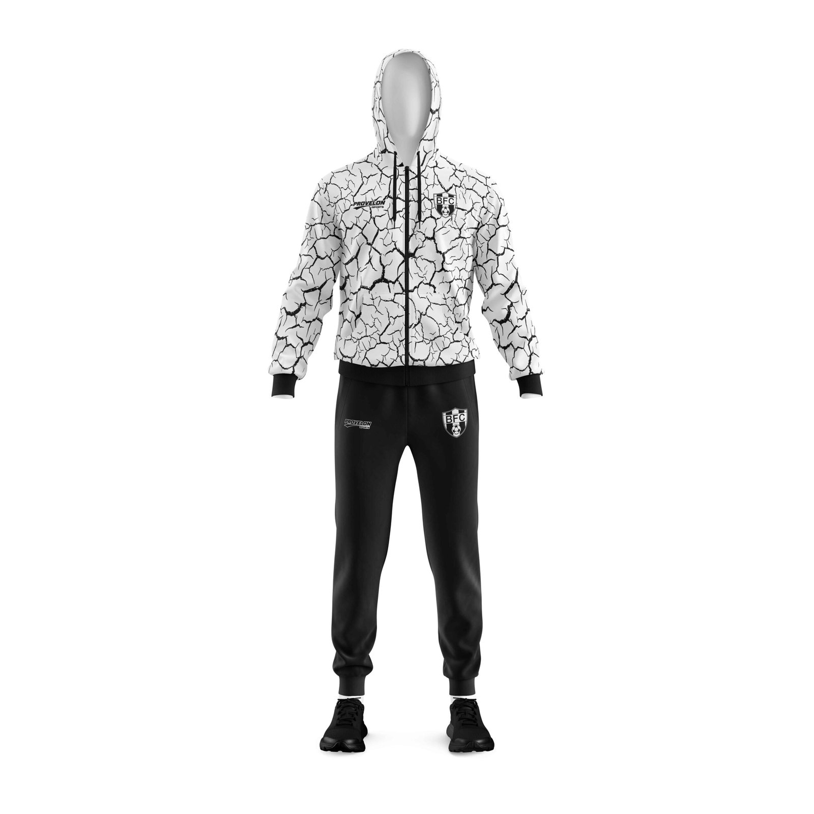 White Soccer Tracksuit