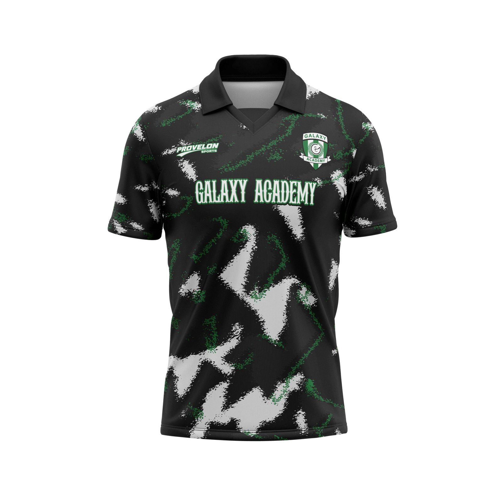 Custom Black Green Soccer Jersey