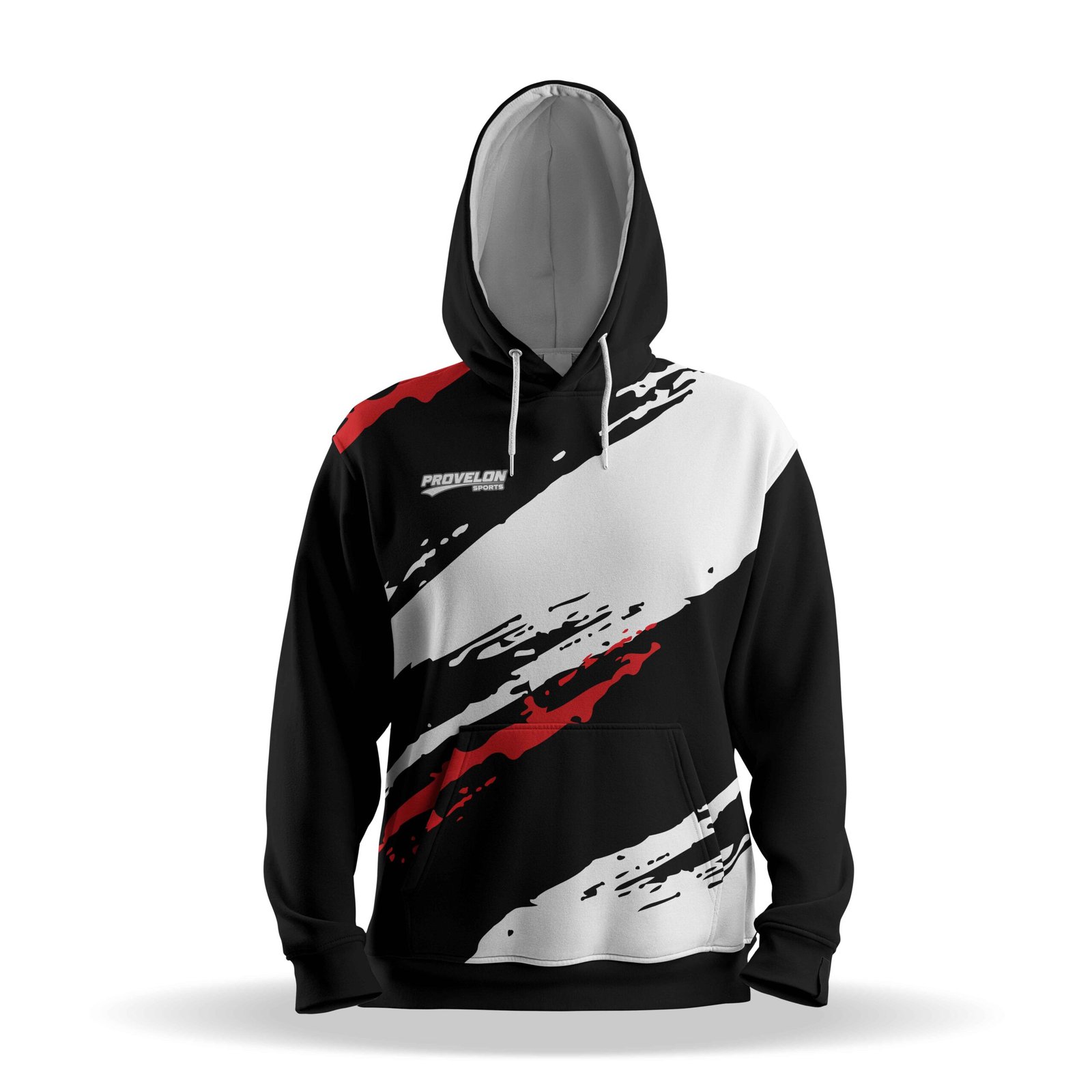 custom black hoodie