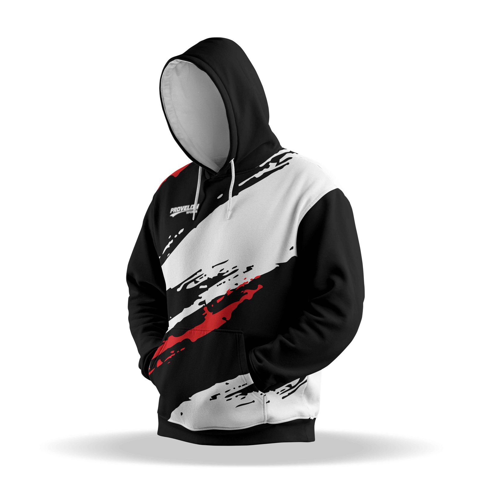 custom black hoodie