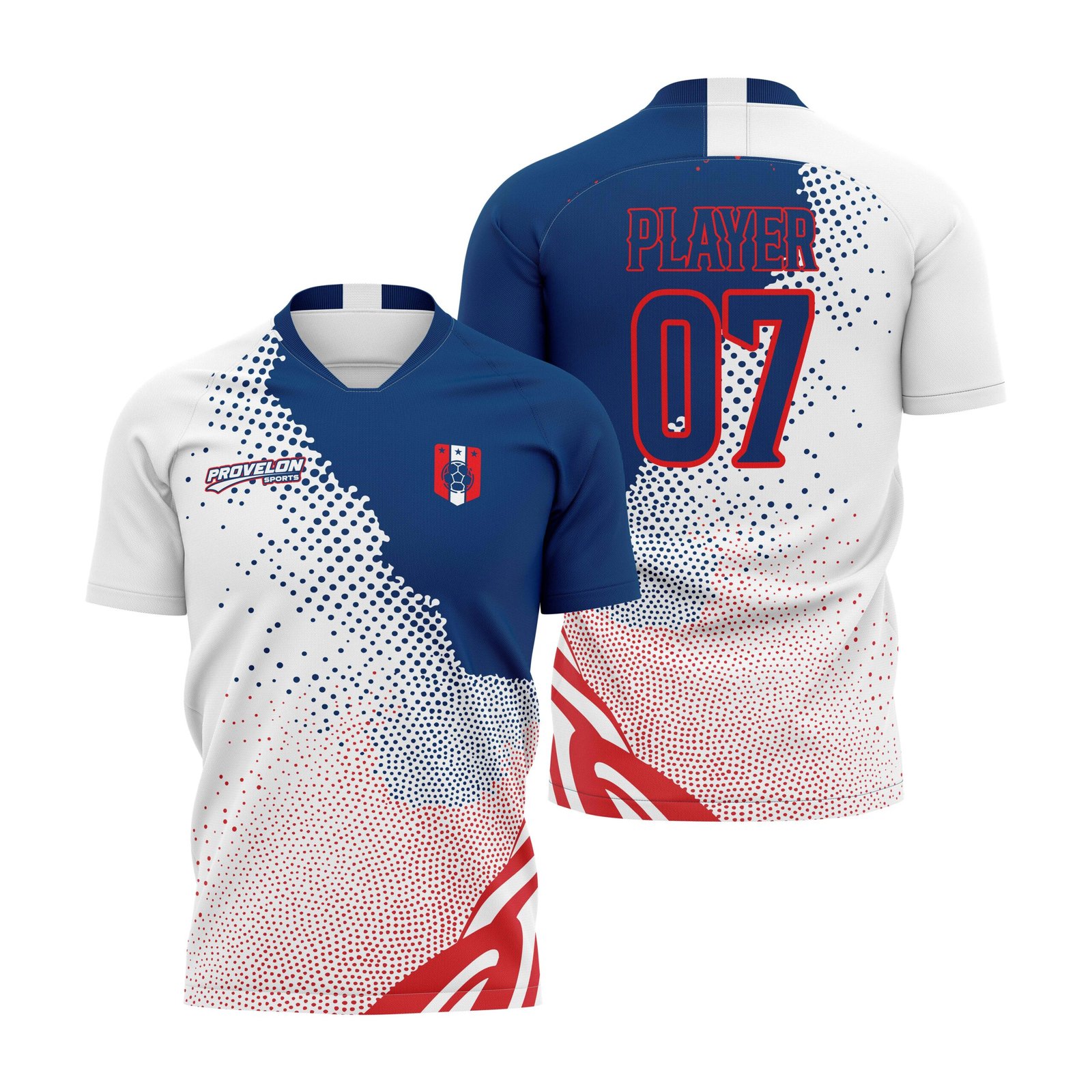 Custom Navy Soccer Jersey