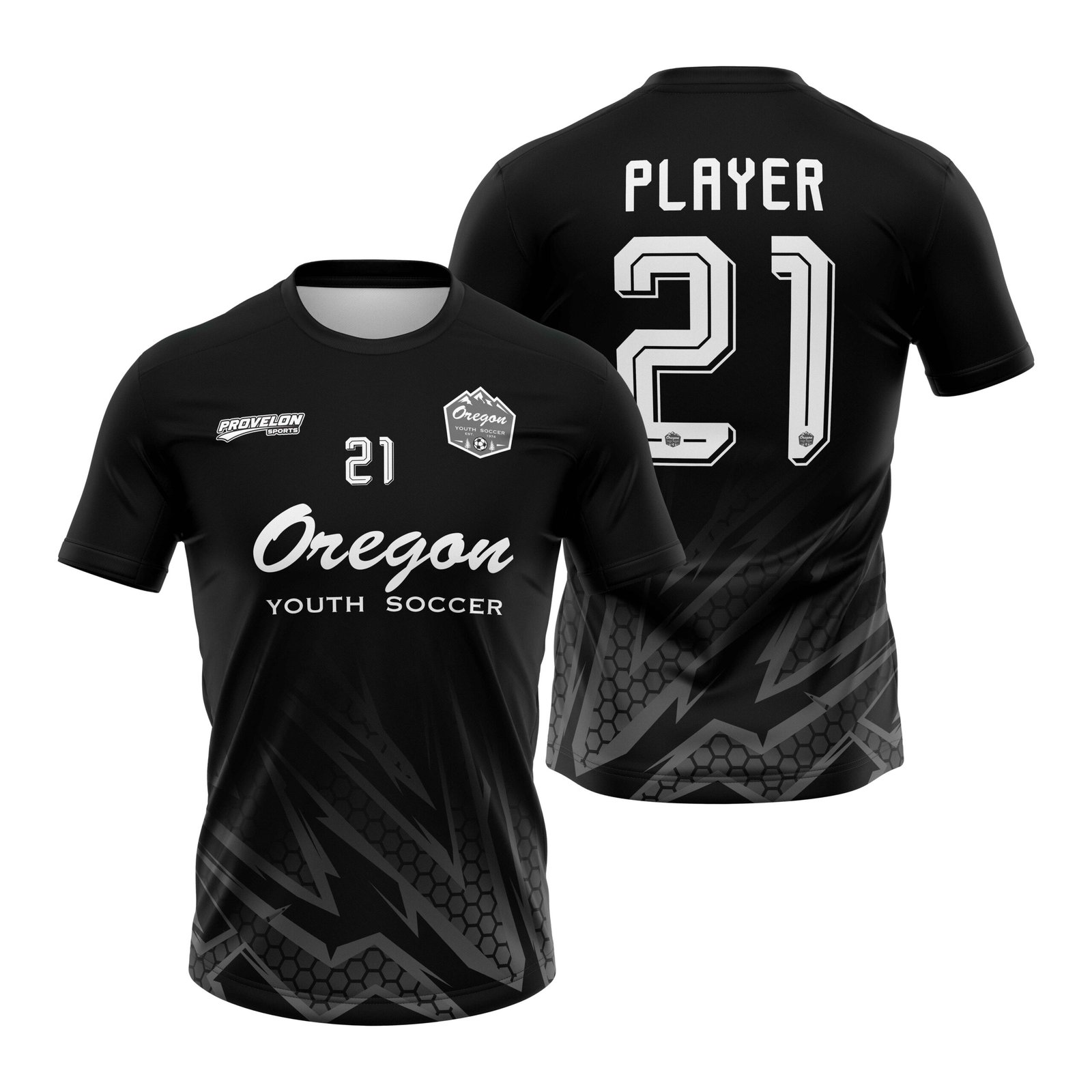 Custom Black Soccer Jersey