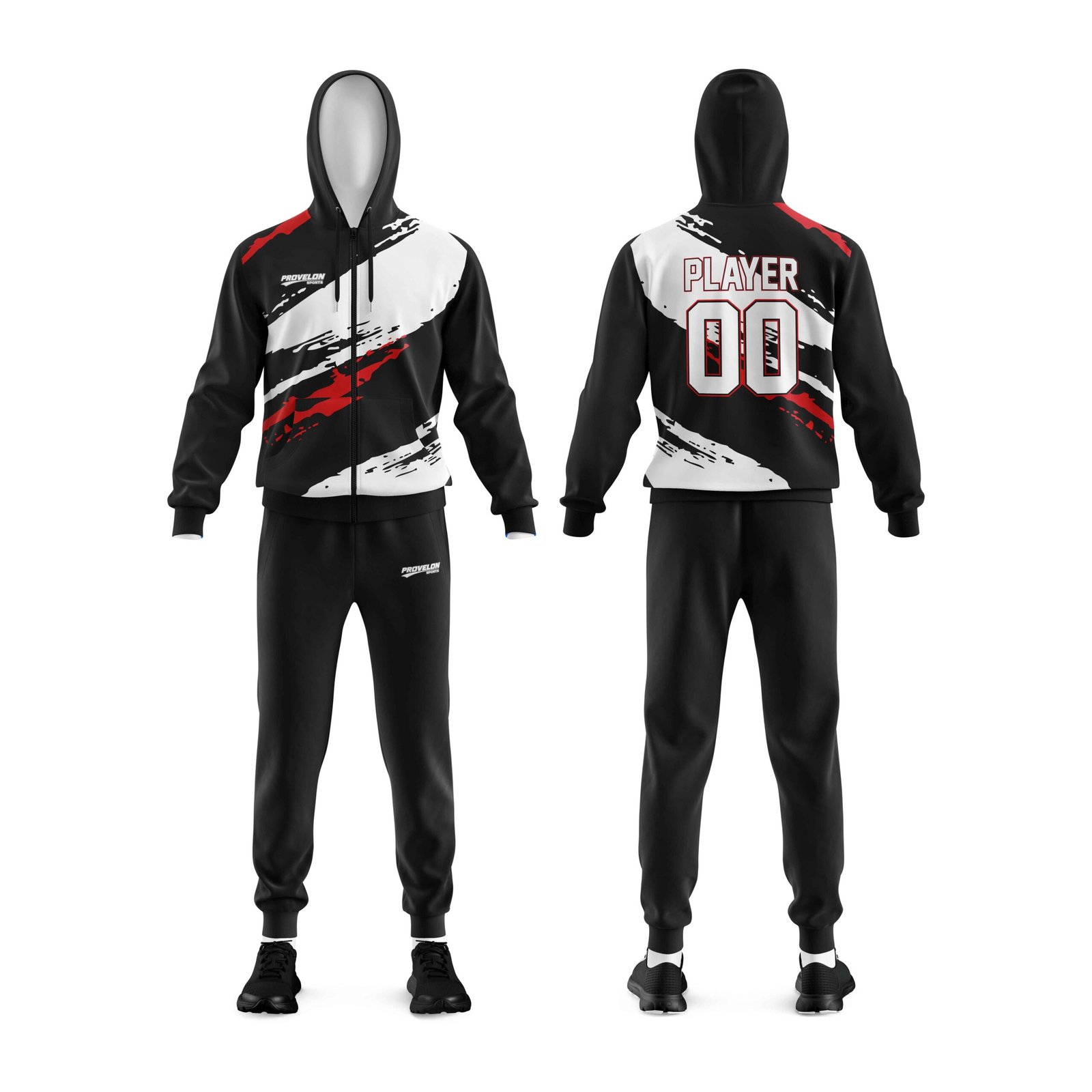 Custom Hooded Soccer Tracksuit