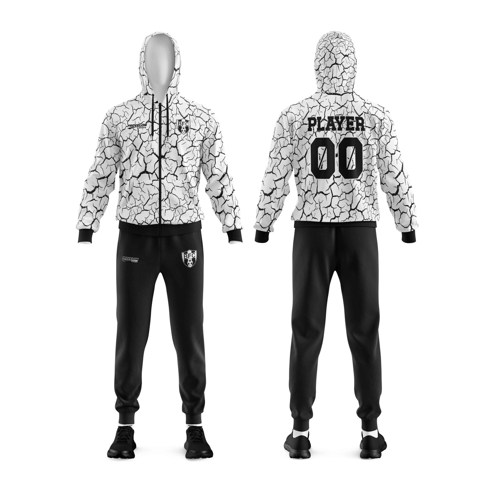 White Soccer Tracksuit
