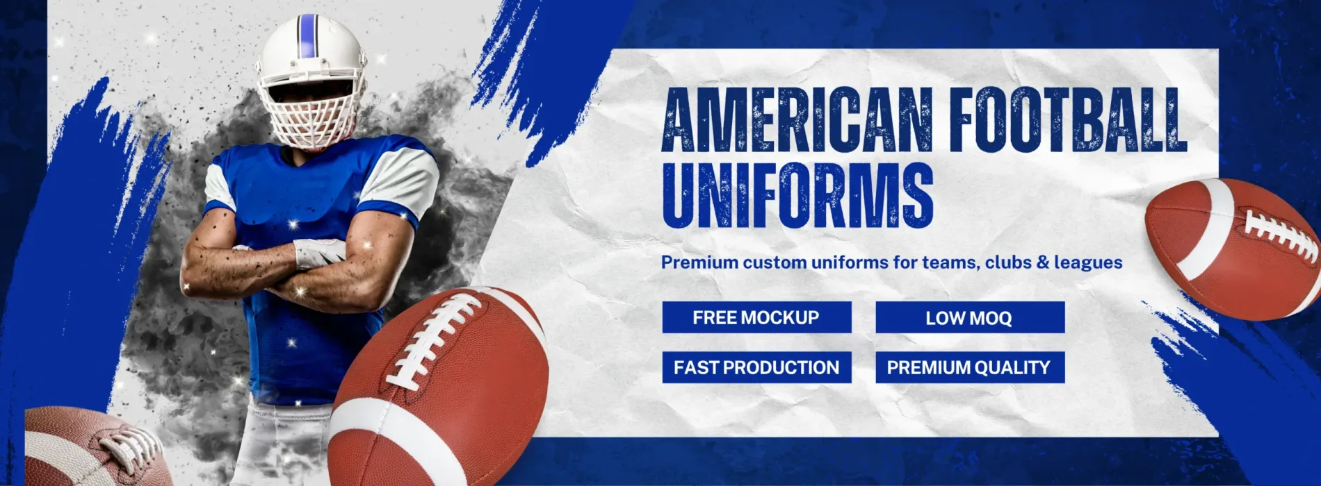 American Football Championship Outdoor Banner (1920 x 700 px)